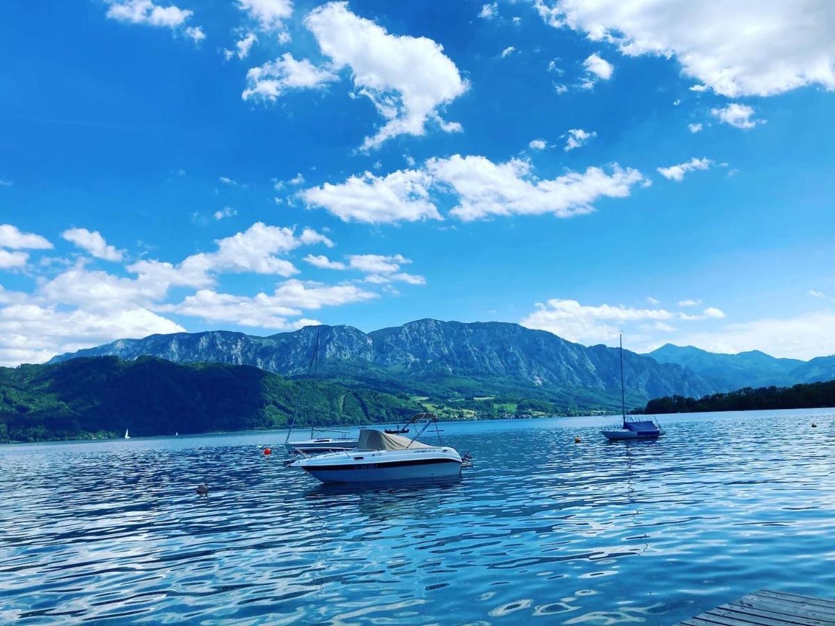 Seepension Neubacher Kg Nussdorf am Attersee Dış mekan fotoğraf