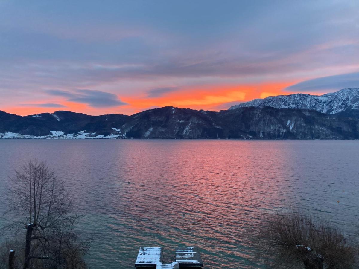 Seepension Neubacher Kg Nussdorf am Attersee Dış mekan fotoğraf